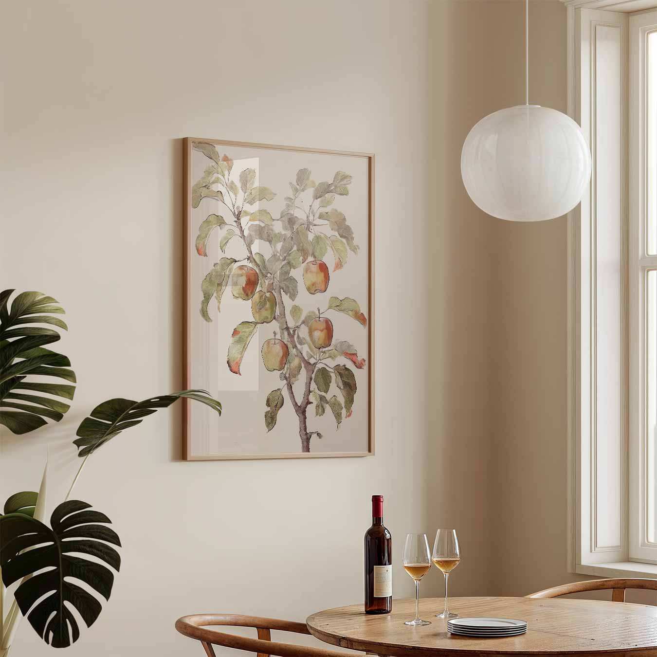 Vintage Appelboom Kunstposter-WallArtistic
