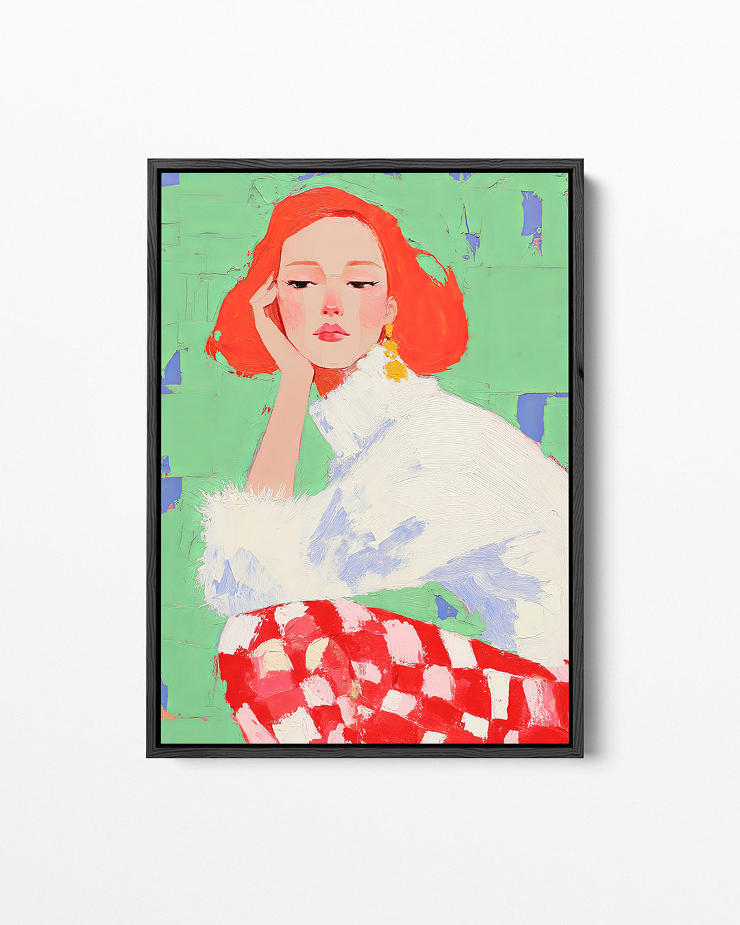 Vrouwelijk portret Kunstwerk