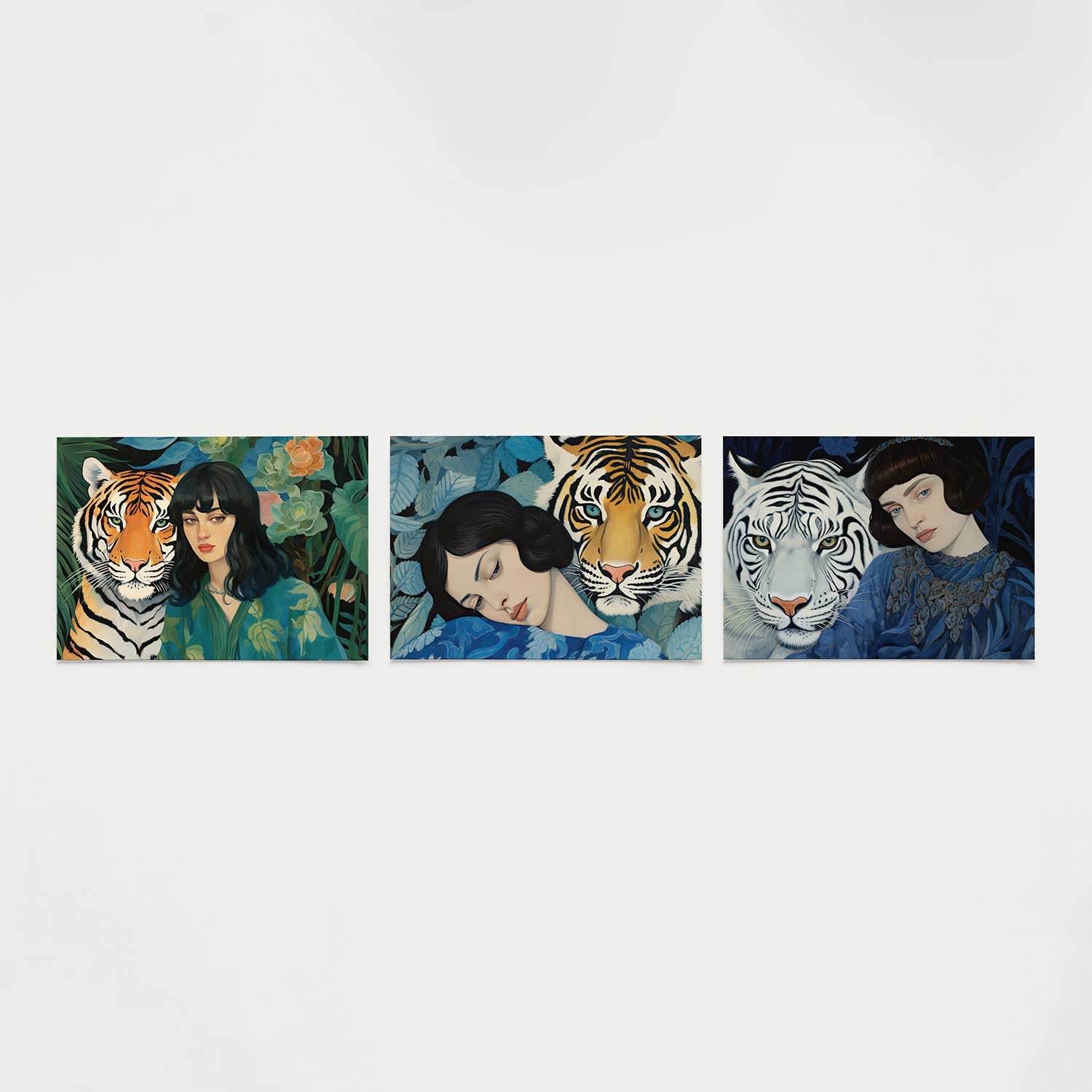 Dier en mens harmonie Posterset