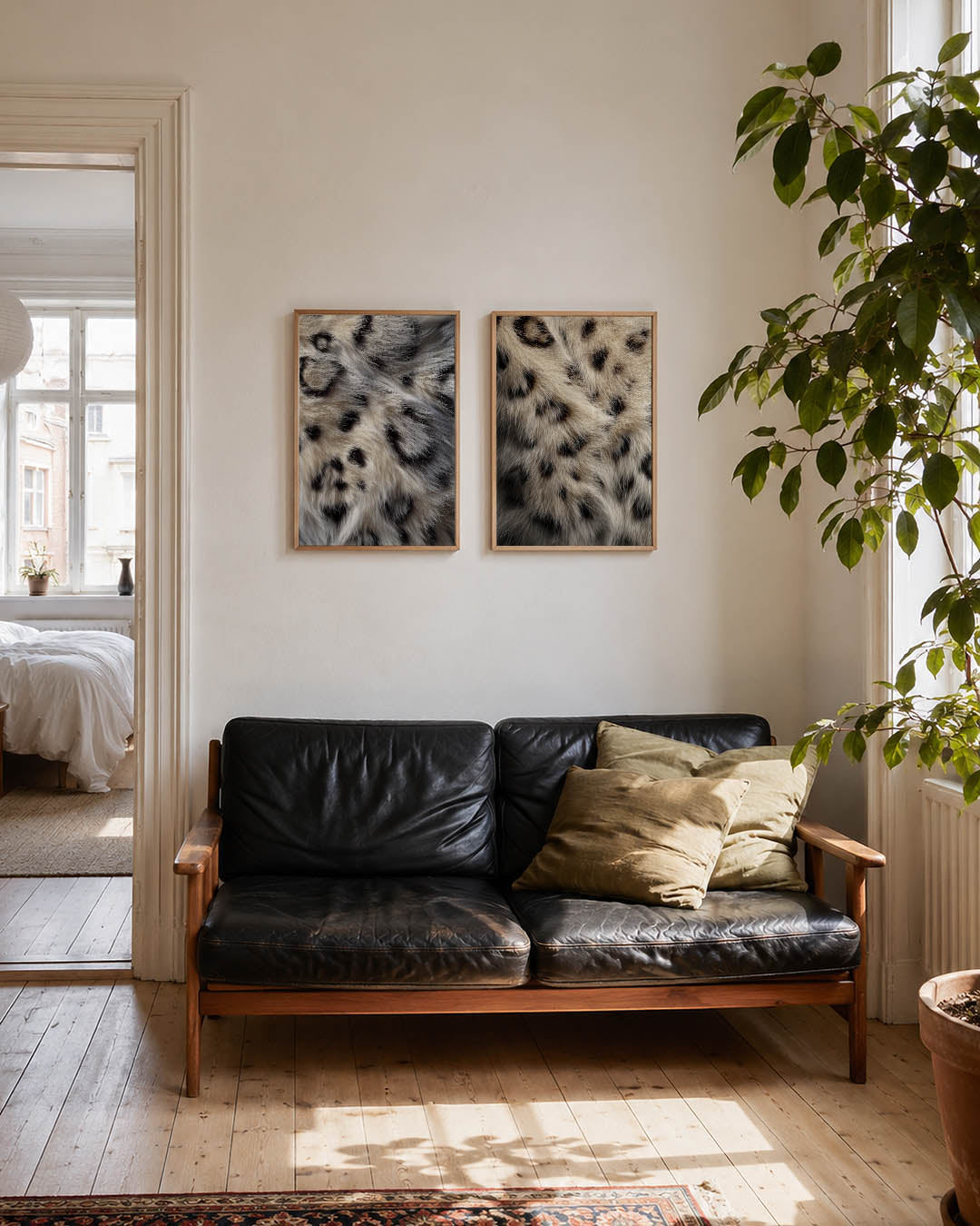 Vachttextuur en patronen Posterset