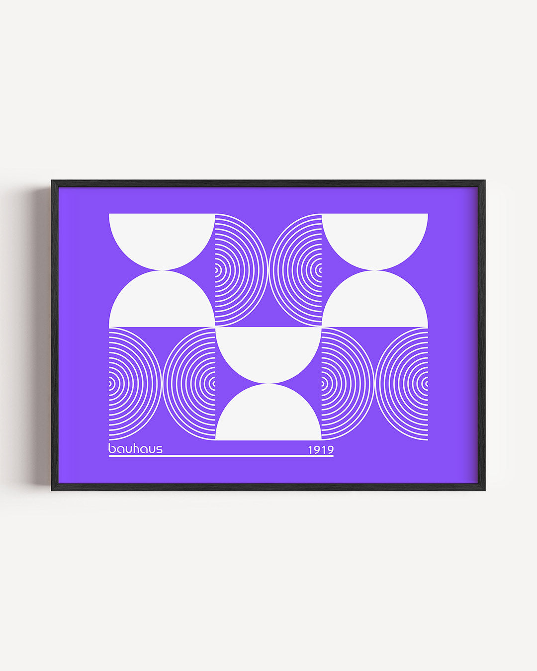 Cirkelvormen en lijnen Poster