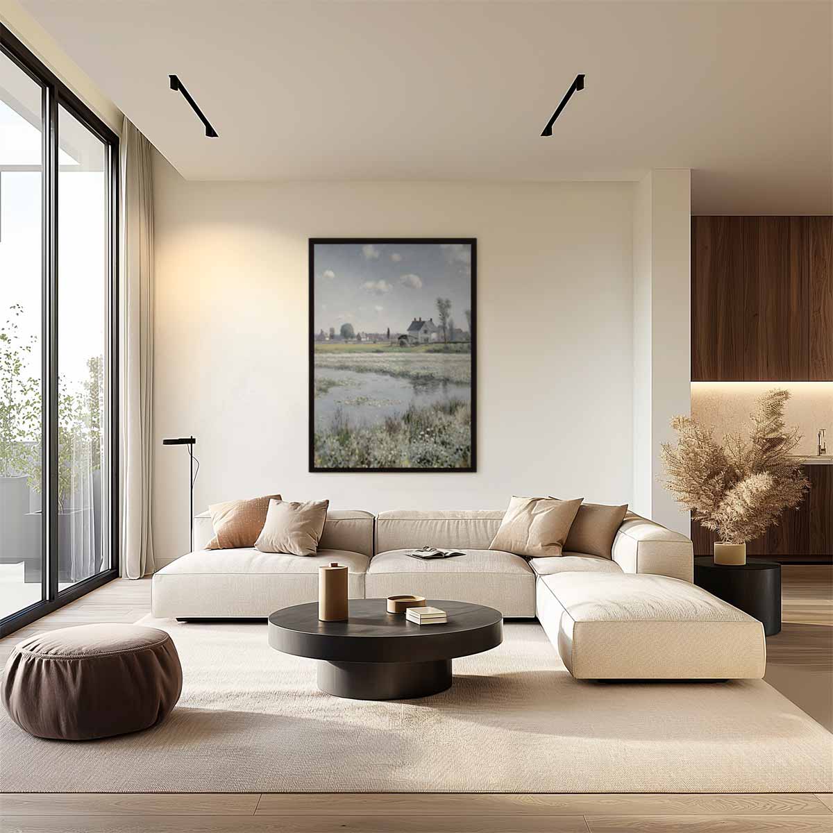 Lente in de Weide Kunstwerk-canvas-dibond-plexiglas-wanddecoratie-WallArtistic