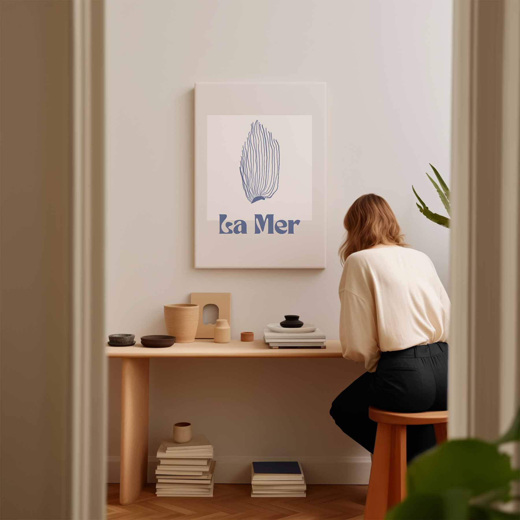 La Mer Zeedroom Print Kunstwerk-canvas-dibond-plexiglas-wanddecoratie-WallArtistic