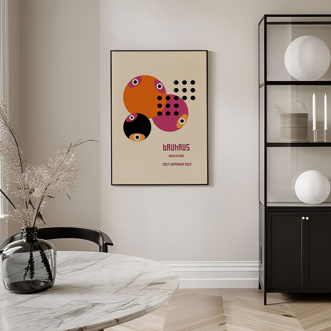 Cirkelritme en kleur Poster
