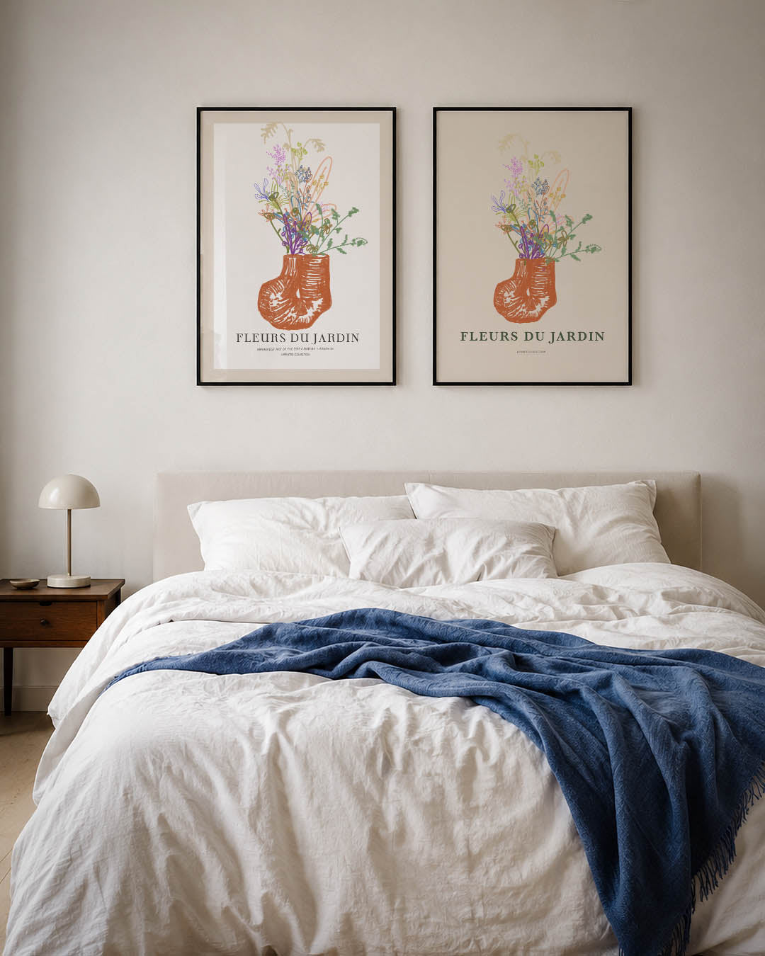 Bloemrijke lijnen Posterset