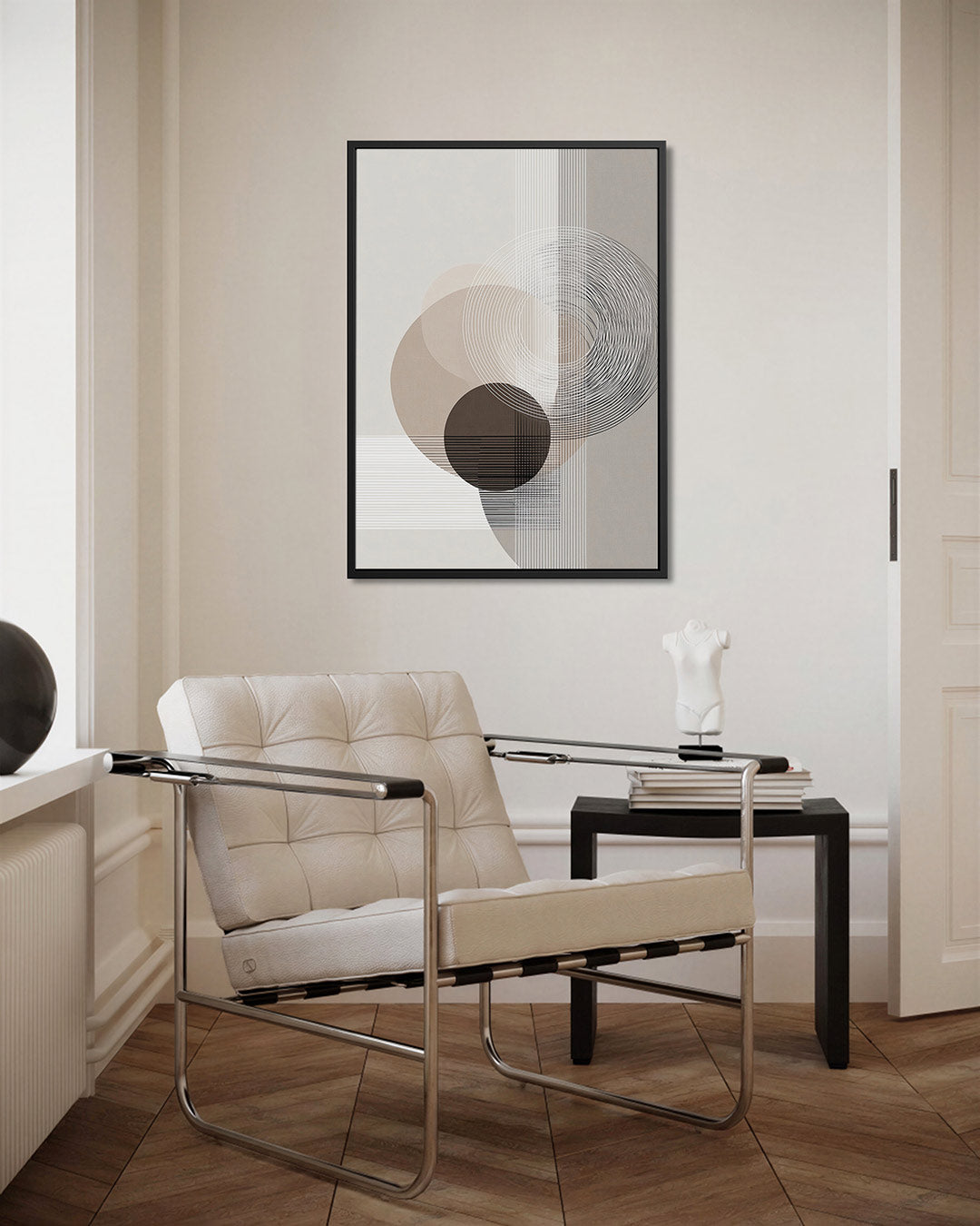 Geometrische cirkelpatronen Kunstwerk