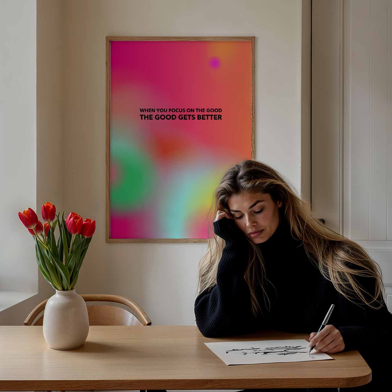 Focus on the Good Poster-WallArtistic