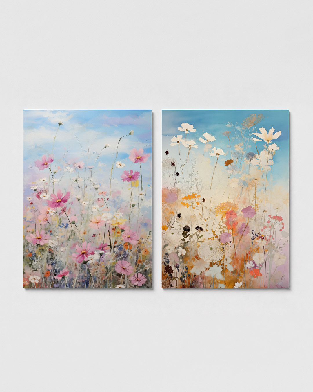 Bloemen en hemel Posterset