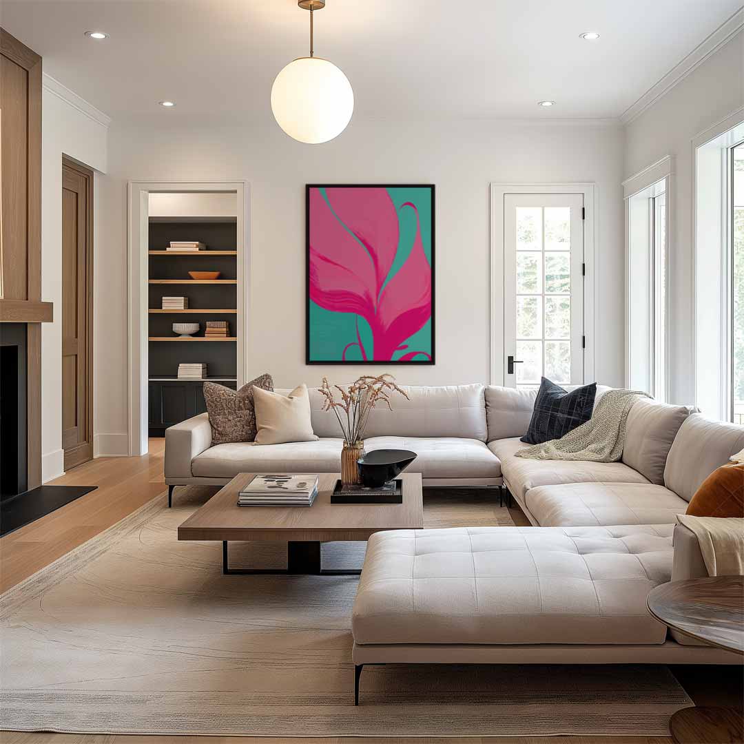 Vibrant Bloemenpracht Kunstwerk-canvas-dibond-plexiglas-wanddecoratie-WallArtistic