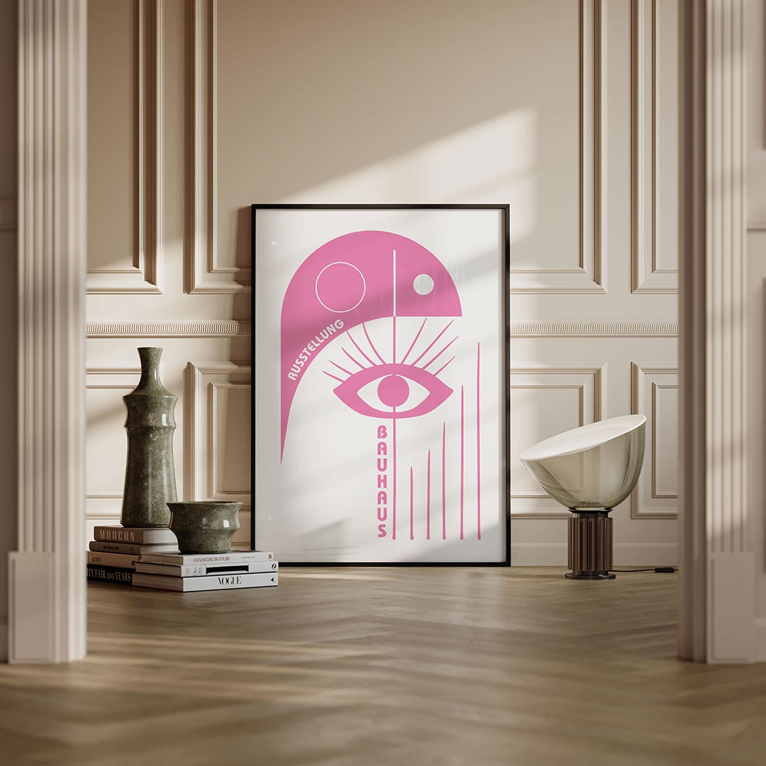 Oog en lijnen Poster