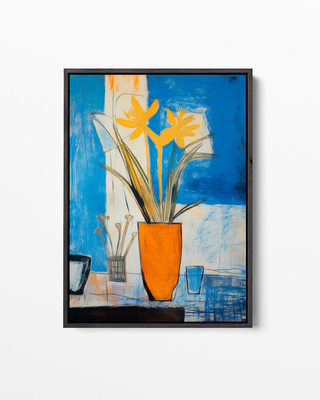 Bloemen in vaas Kunstwerk