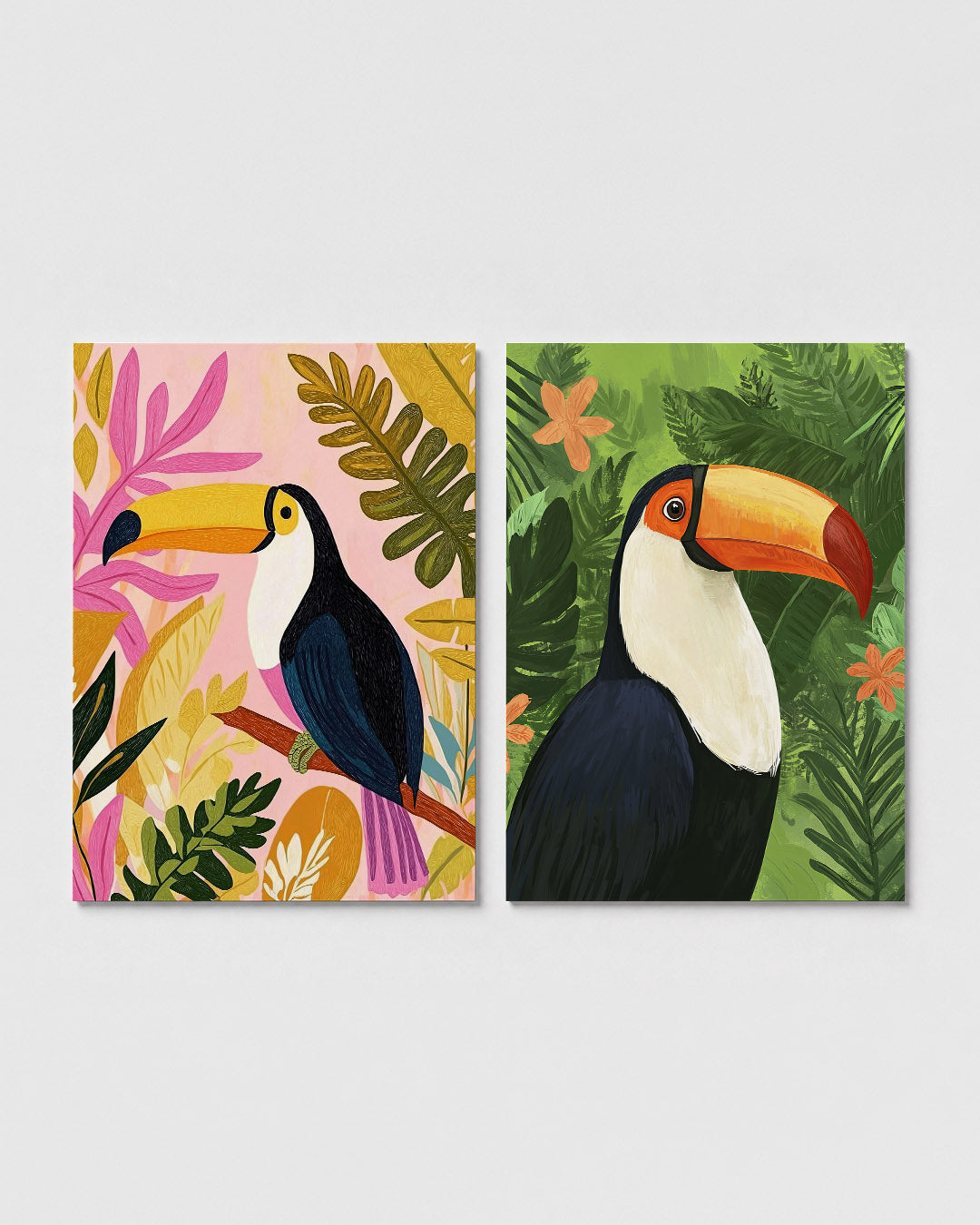 Tropische kleurexplosie Posterset