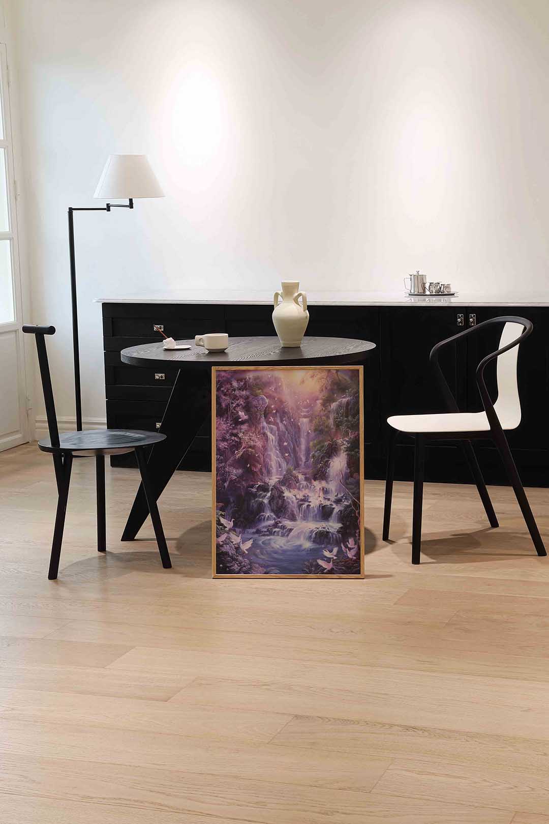 Waterval en vogels Poster