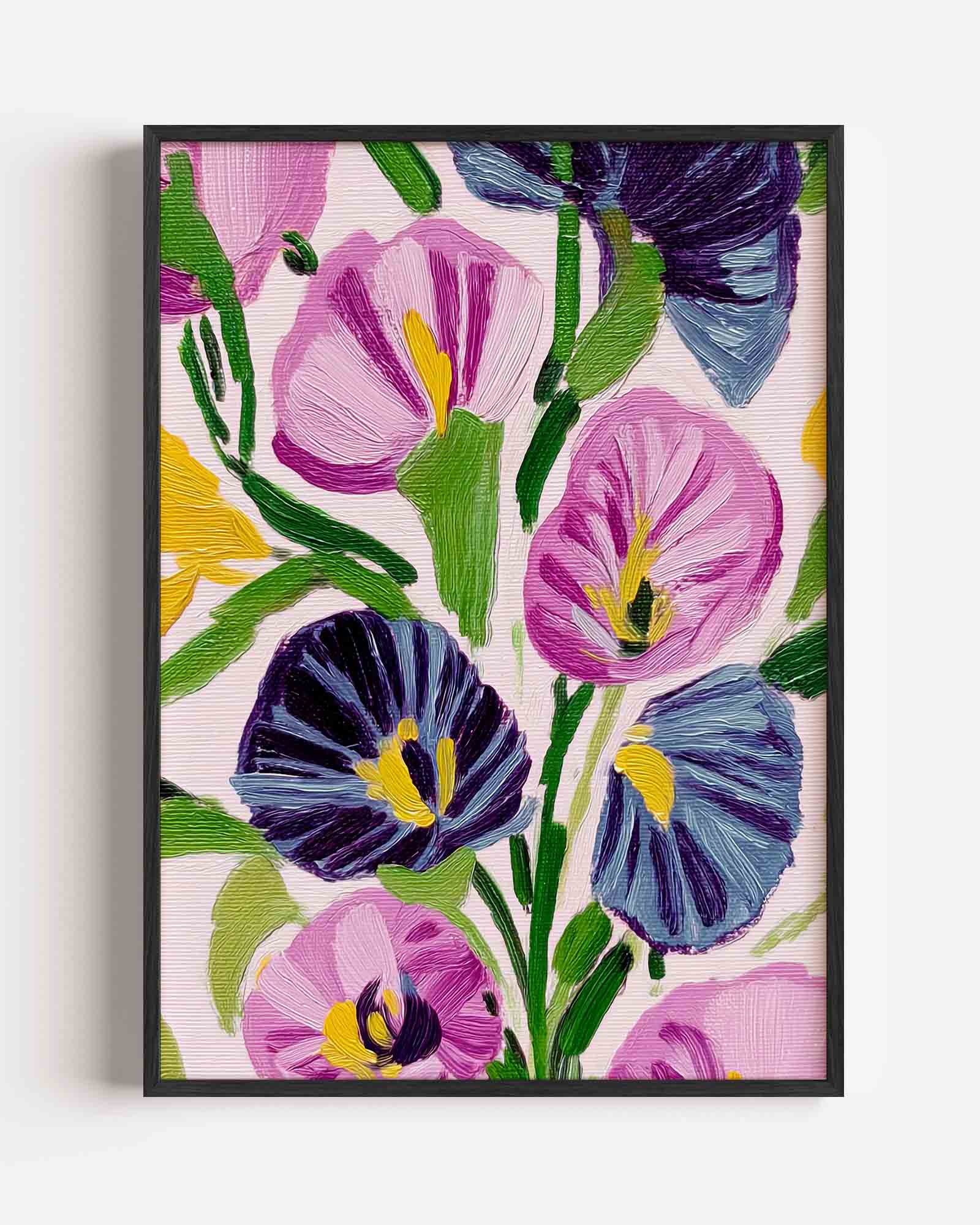 Bloemen in levendige kleuren Poster