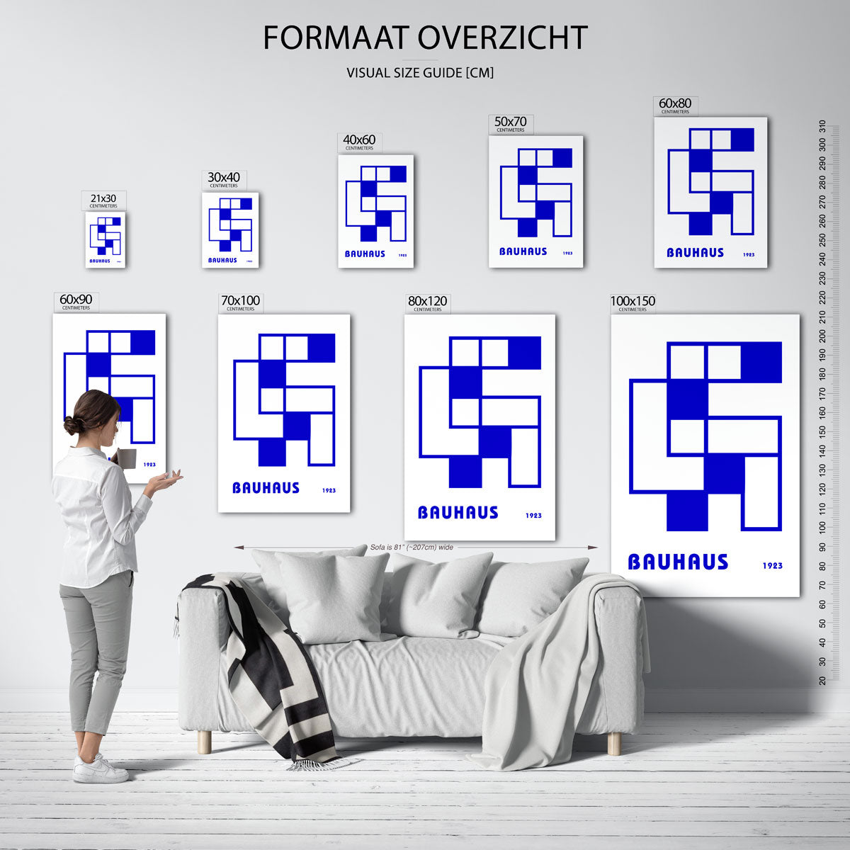 Vormen en vlakken Poster