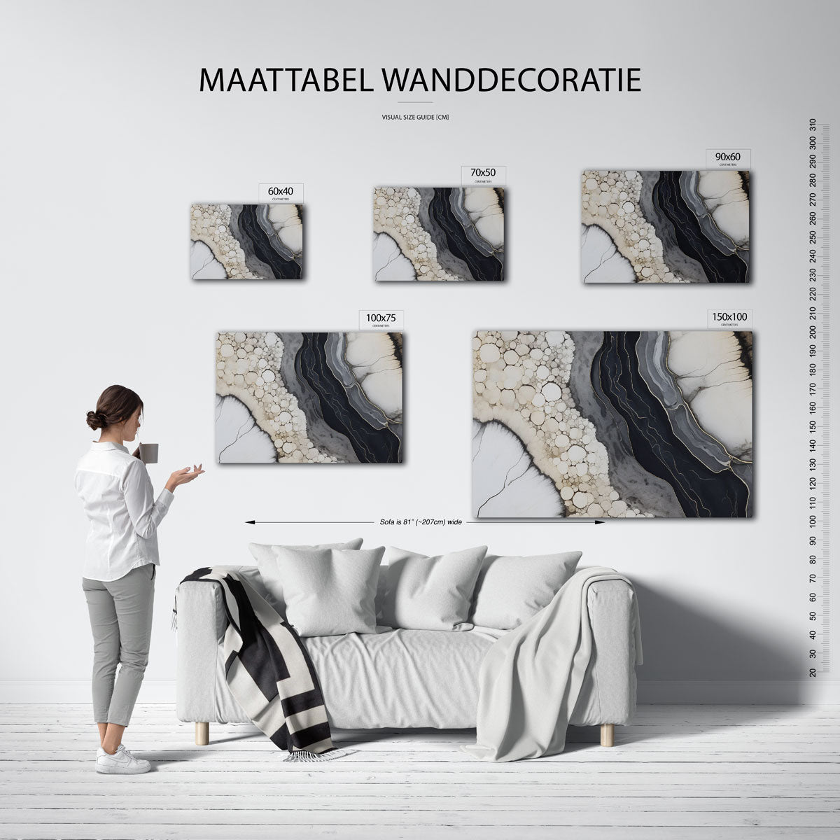 Organische vormen Kunstwerk