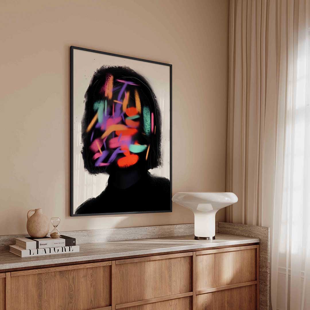 Abstracte vormen Poster