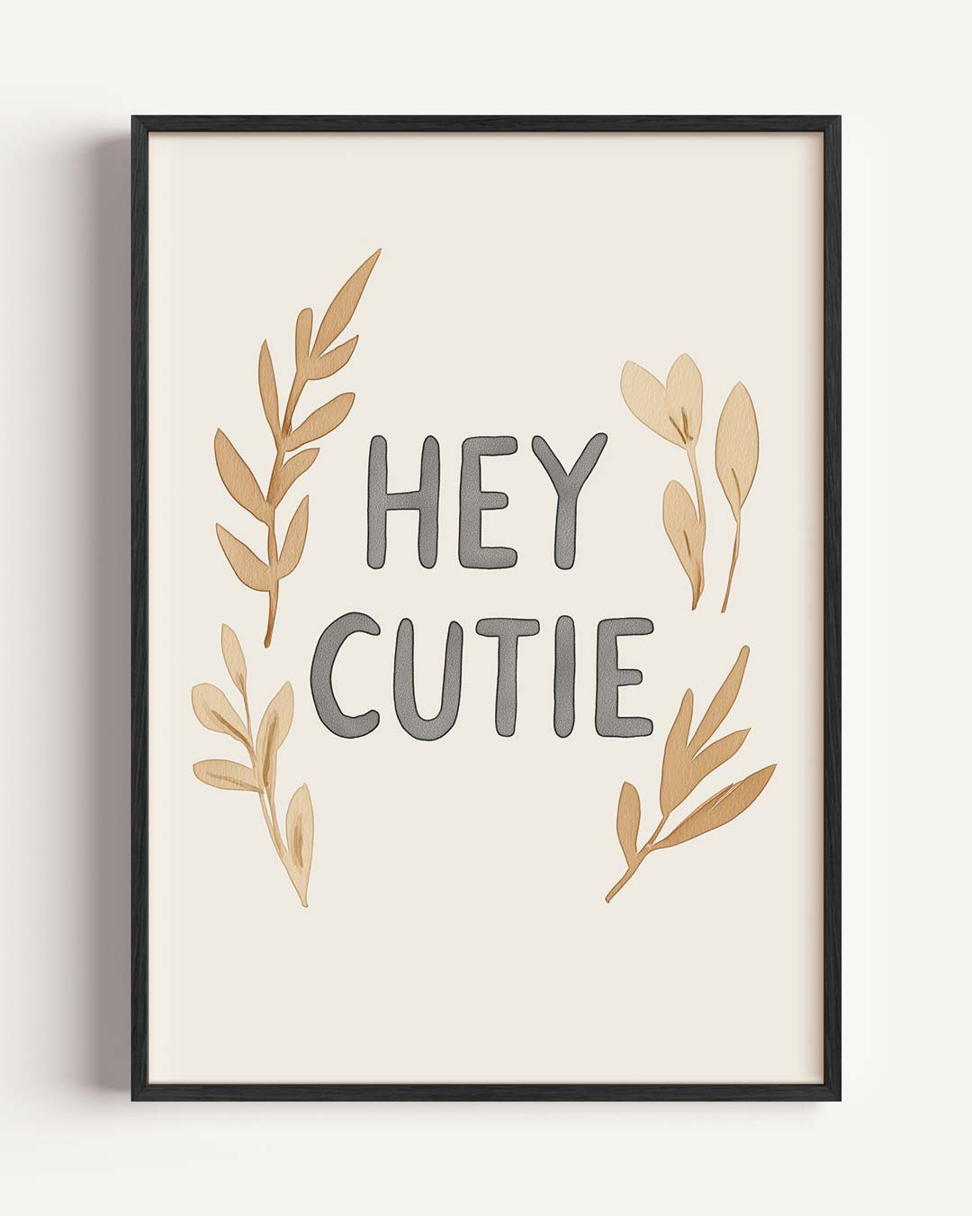 Hey Cutie Botanische Poster-WallArtistic