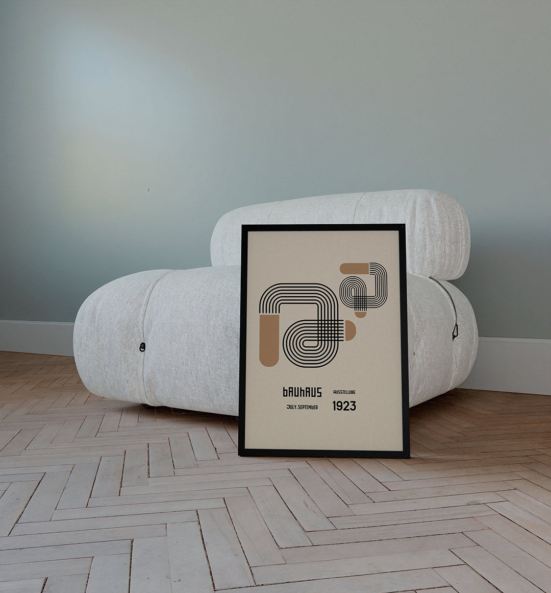 Lijnenspel en vlakverdeling Poster