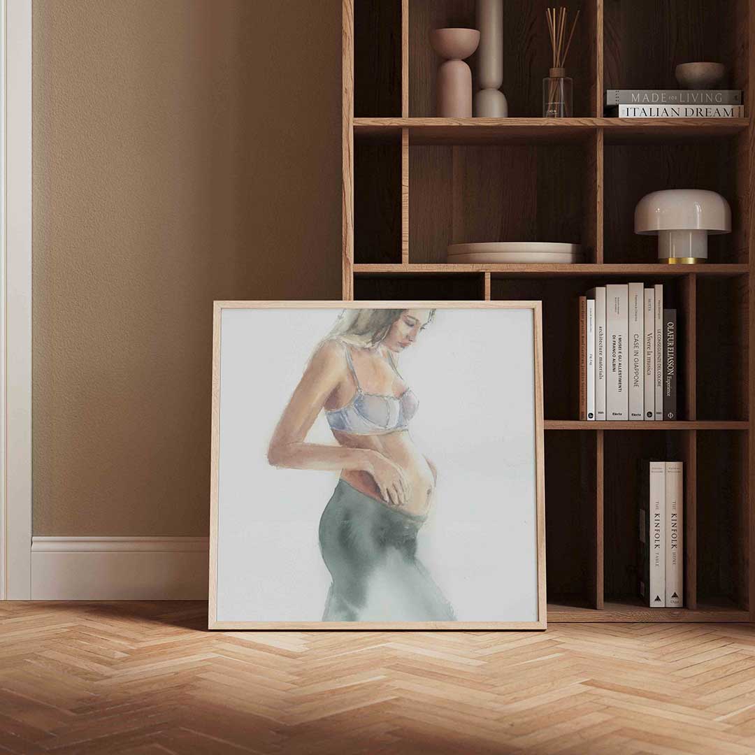 Zwangere vrouw Poster