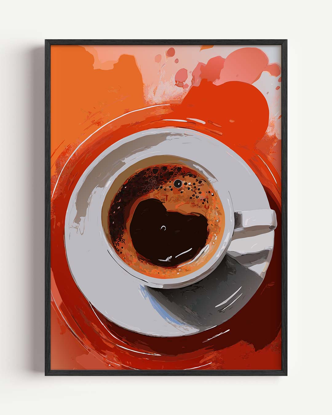 Coffee Love Art Poster-WallArtistic
