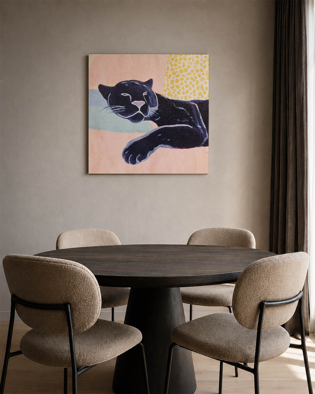 Dromerige panter Kunstwerk