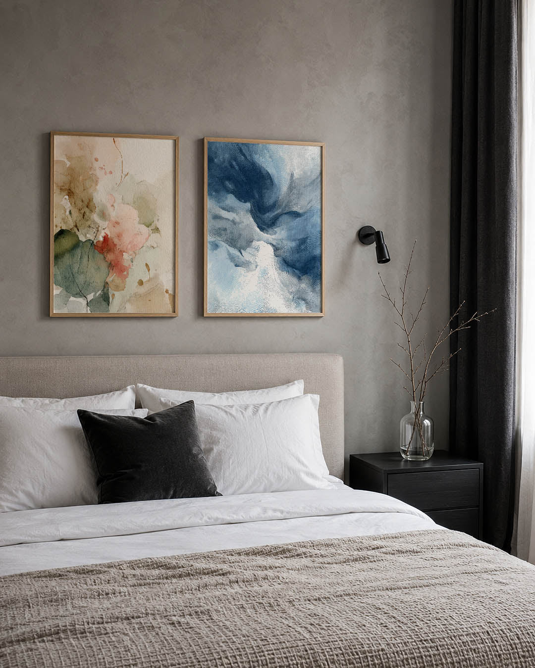 Vloeiende kleuren Posterset