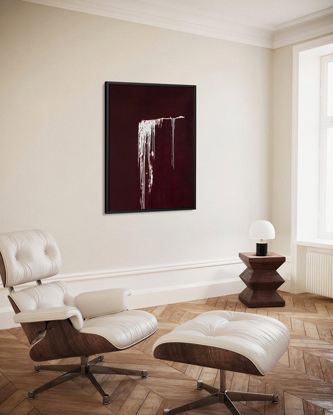 Druipend contrast Kunstwerk