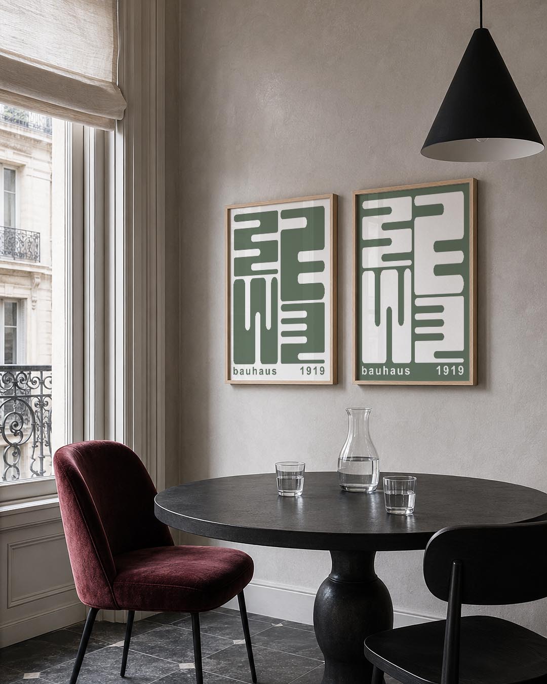 Vorm en lijnenspel Posterset