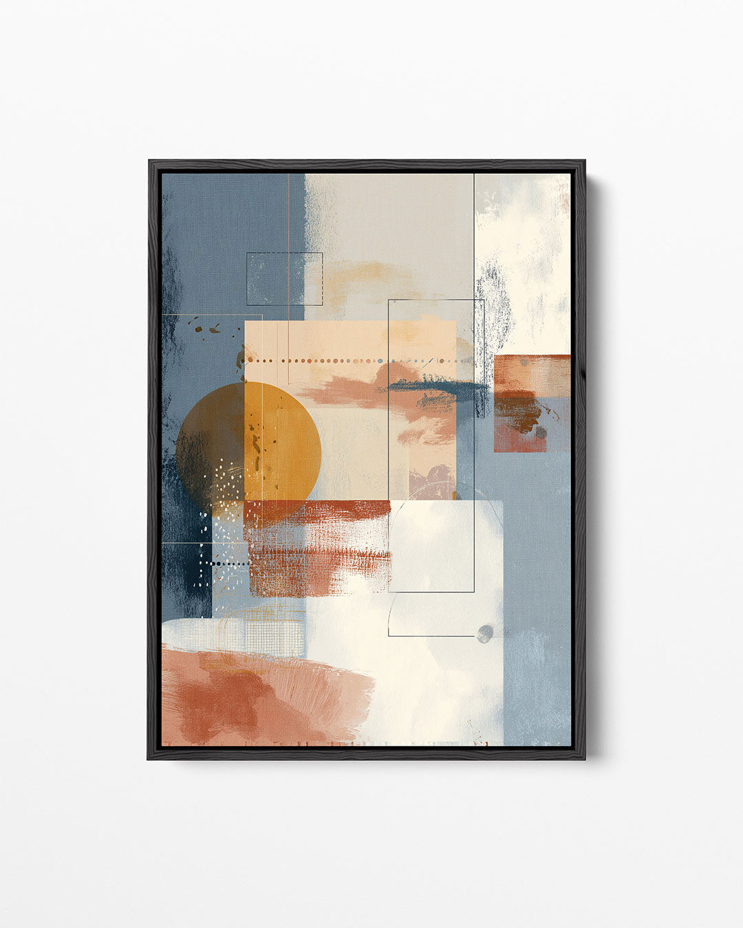 Geometrische compositie Kunstwerk