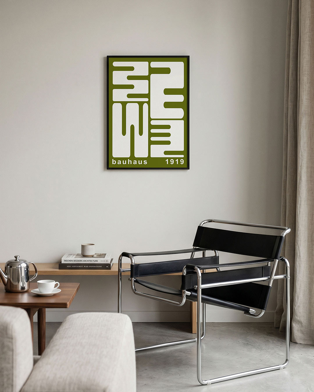 Vorm en lijnenspel Poster