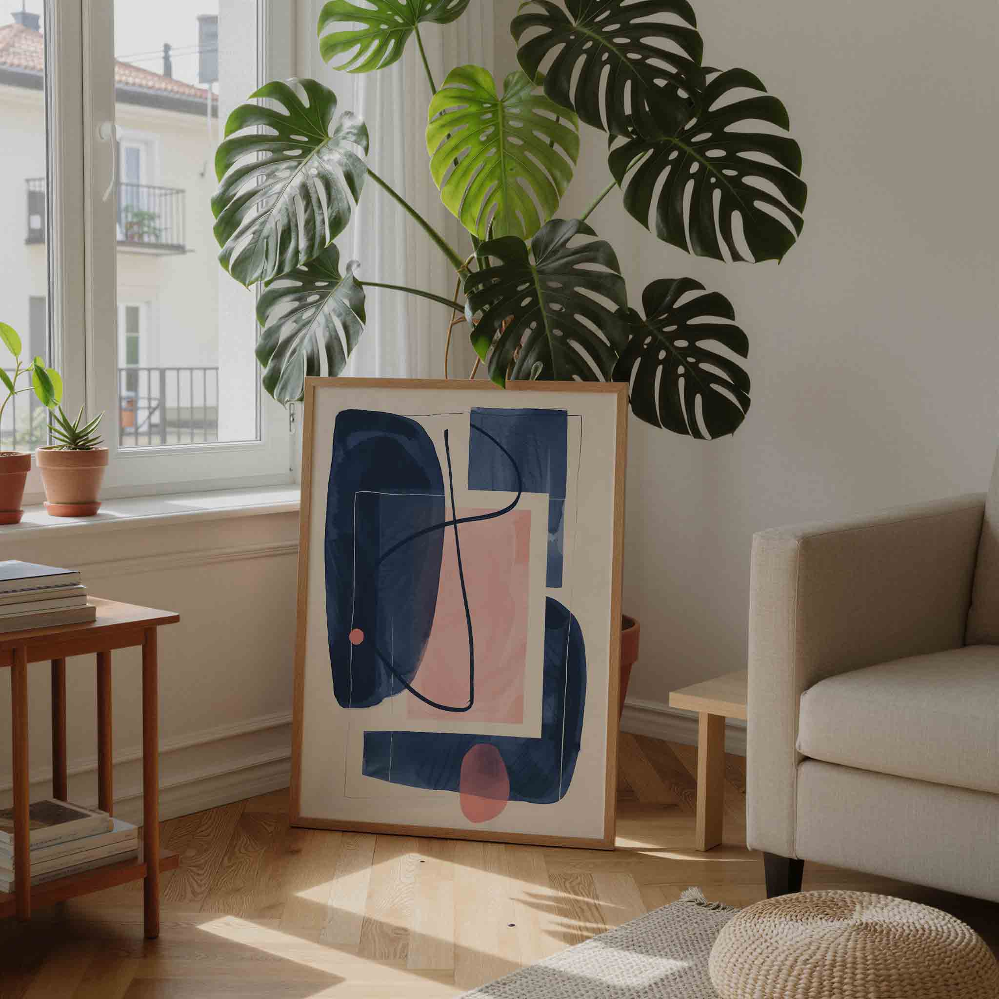 Abstracte vormen Poster