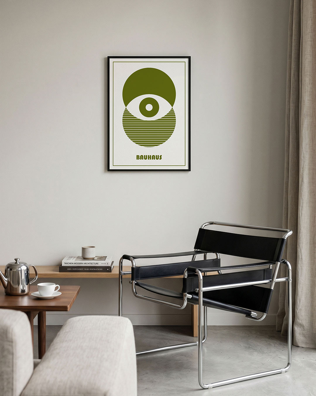 Cirkel en strepen Poster