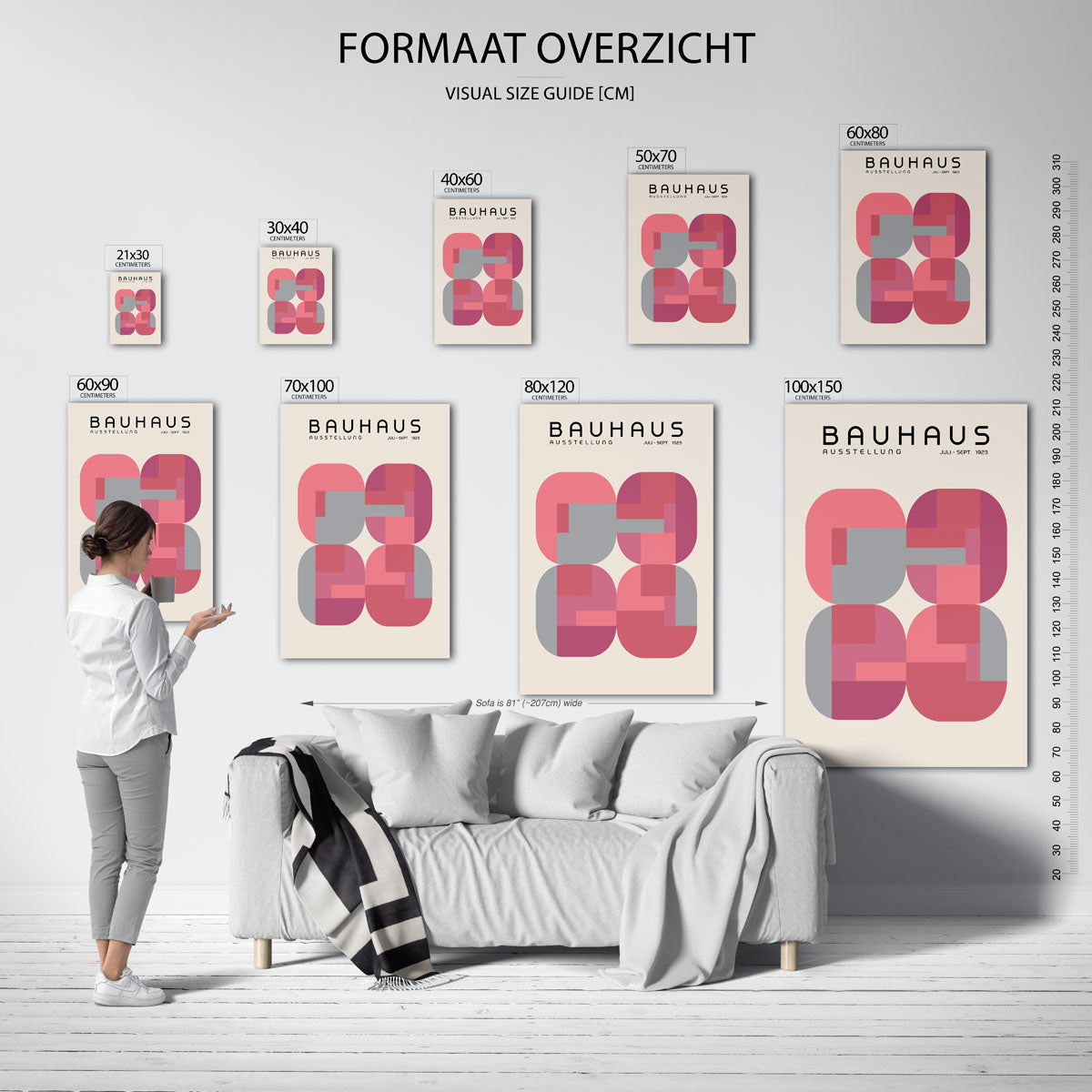 Vormen en vlakken Poster