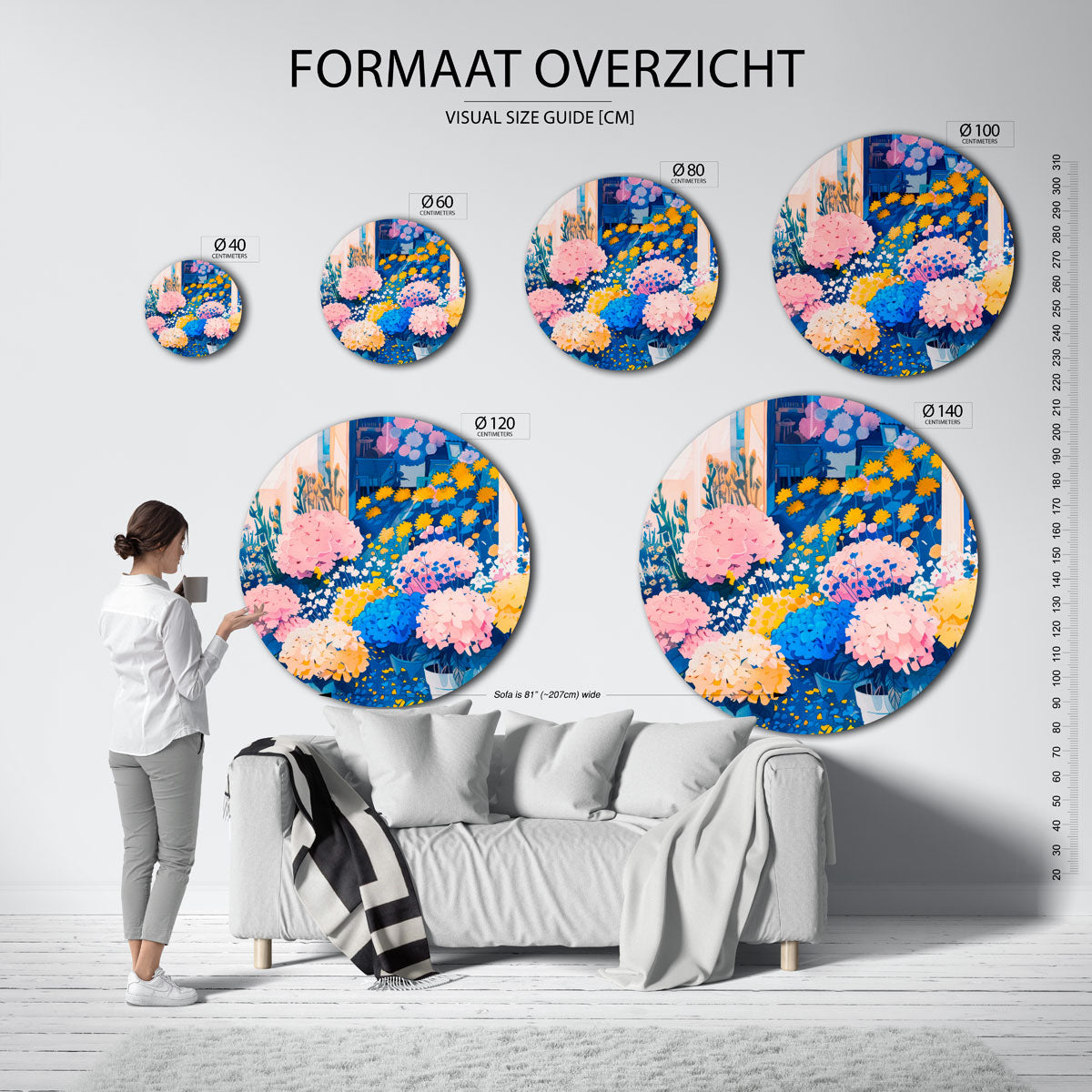 Bloemenpracht Muurcirkel