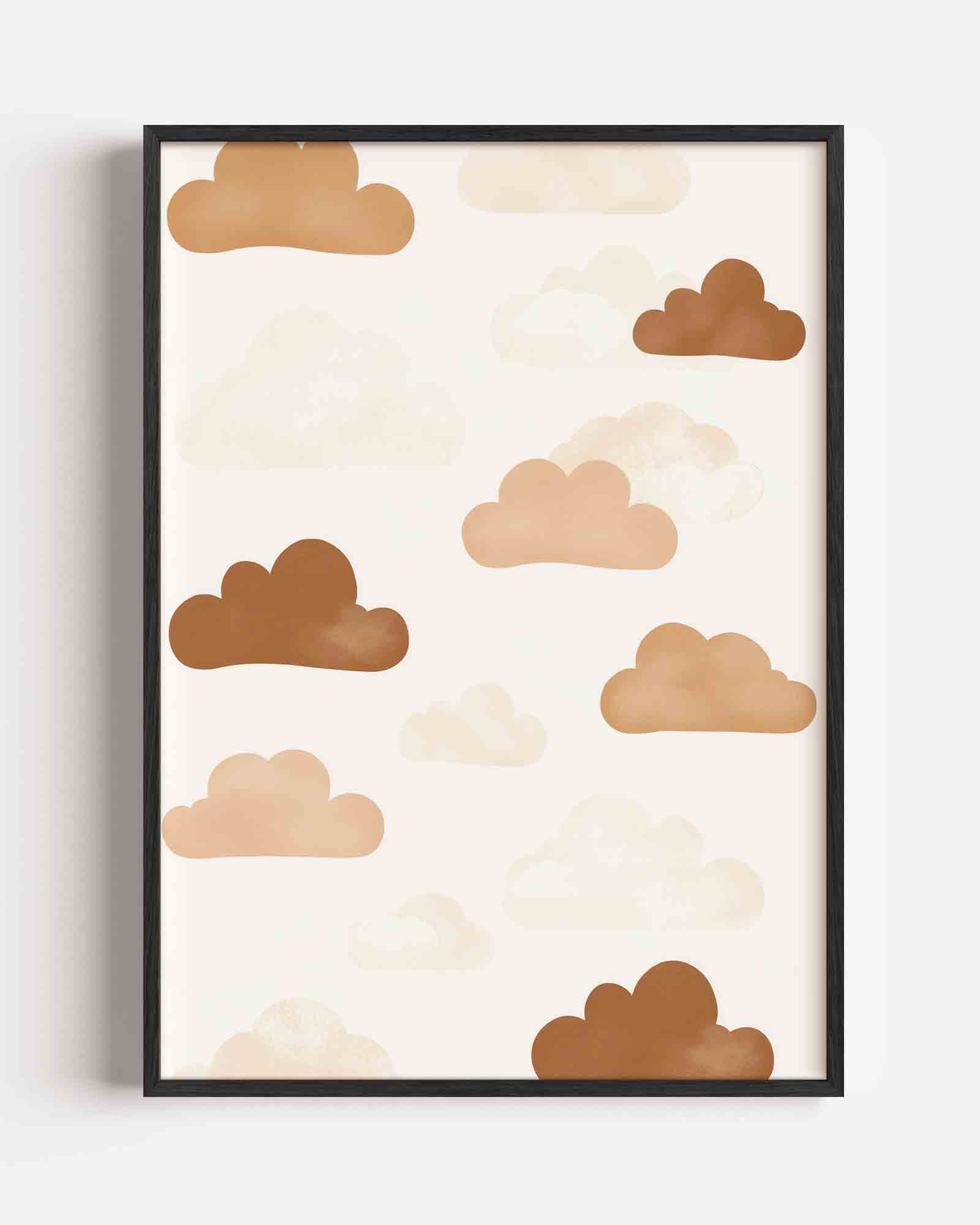 Wolkenpatroon Poster