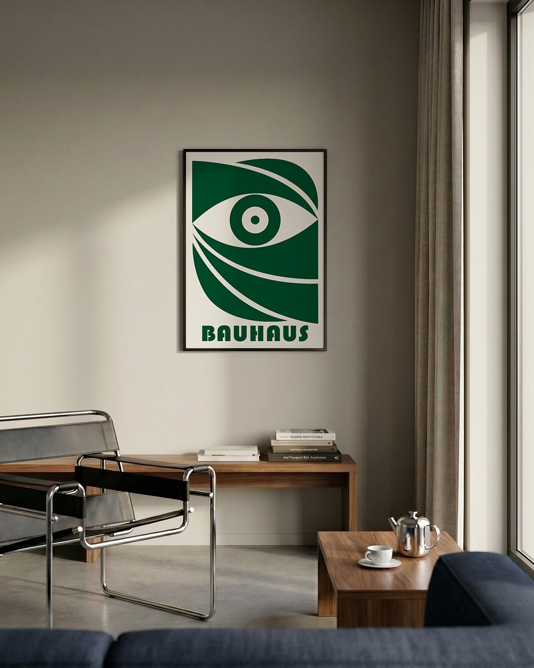 Oog en lijnen Poster