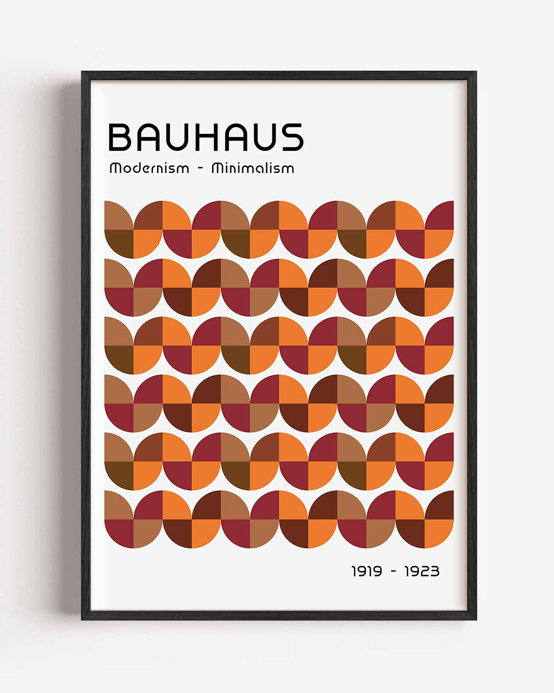 Vormritme en kleur Poster