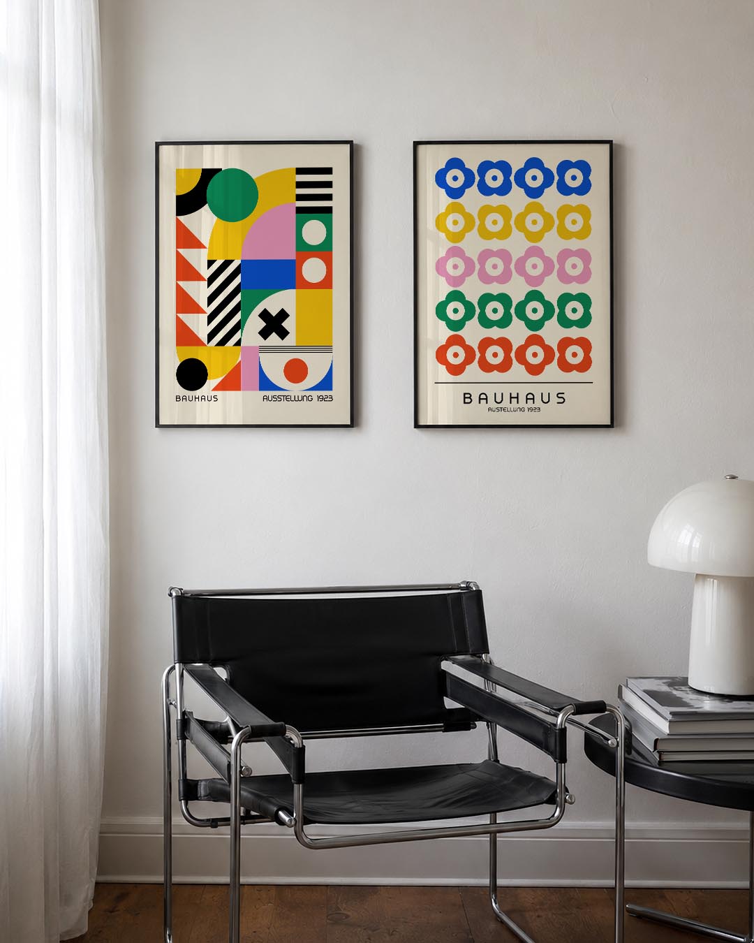 Vormen en kleurvlakken Posterset