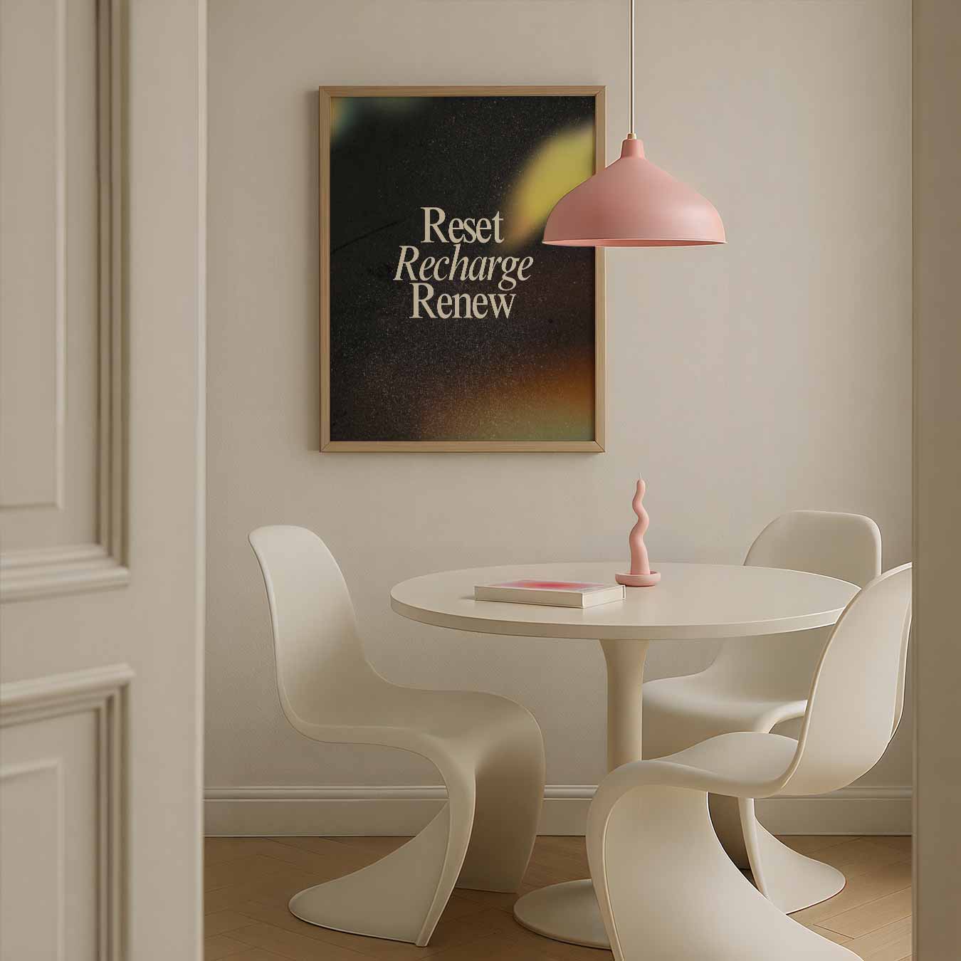 Reset Recharge Renew Poster-WallArtistic