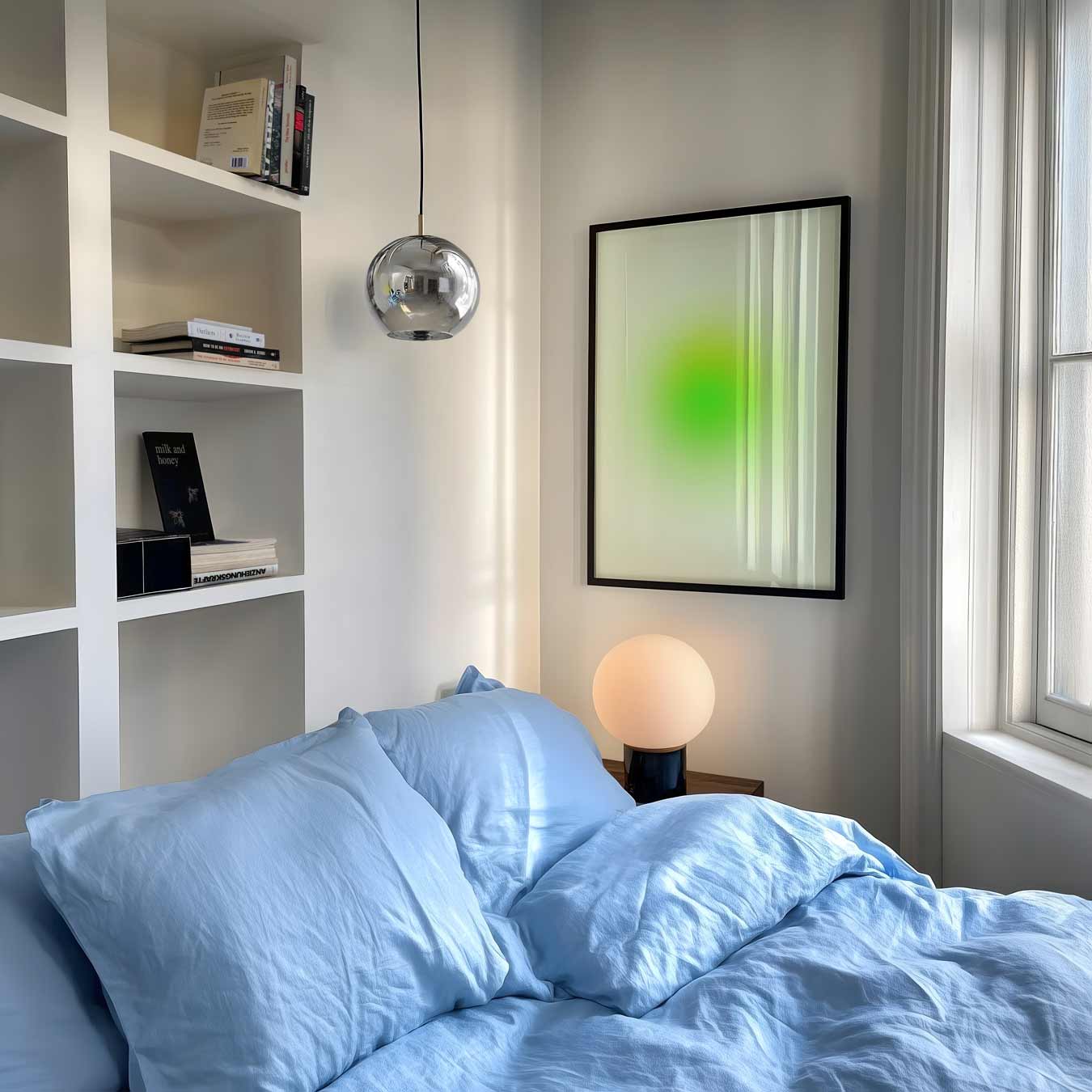 Groene Zen Cirkel Poster-WallArtistic