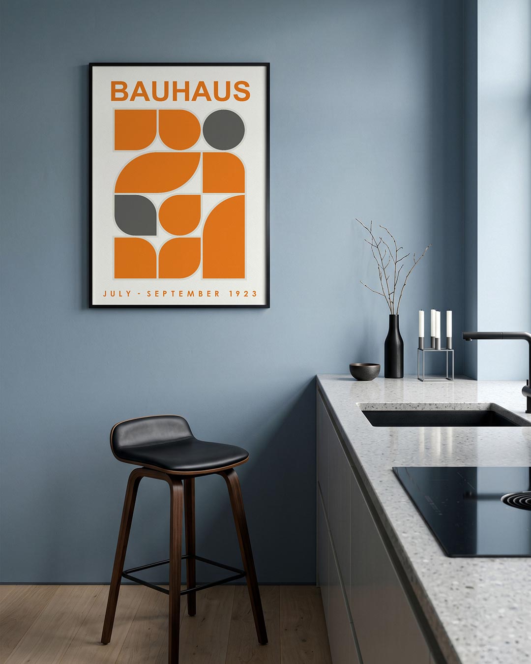Vormritme en kleur Poster