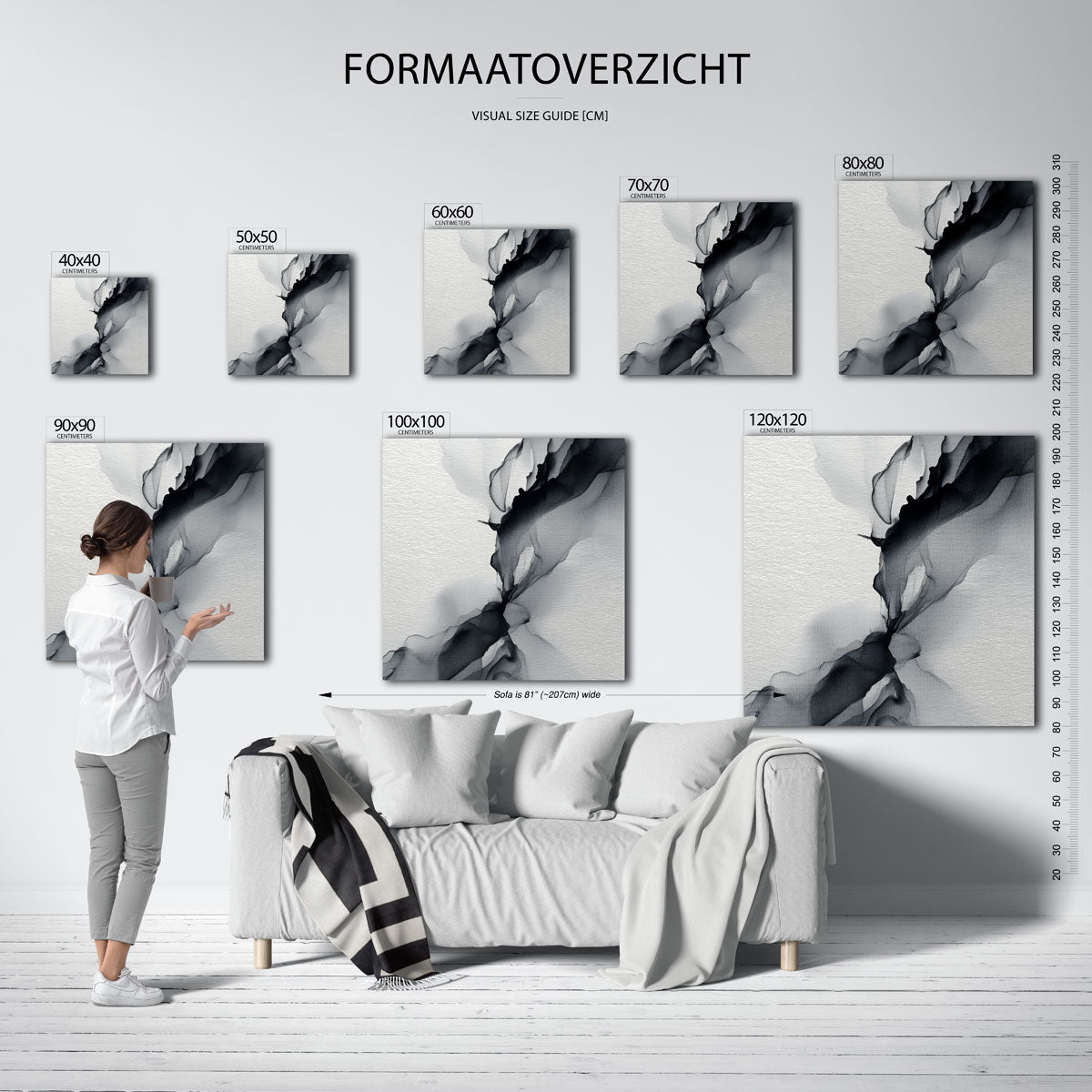Abstracte vormen Poster
