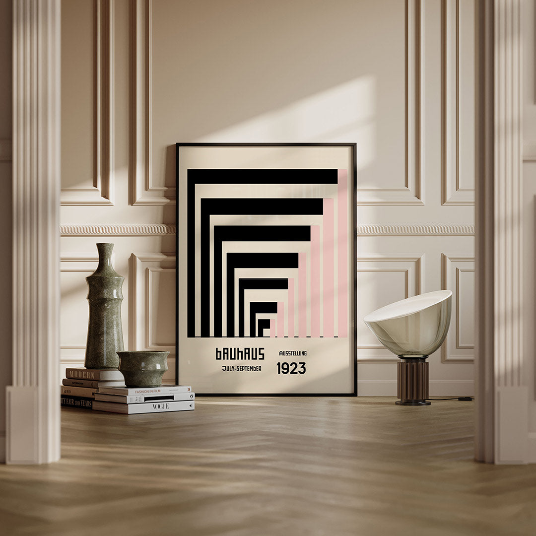 Lijnen en vlakkenspel Poster
