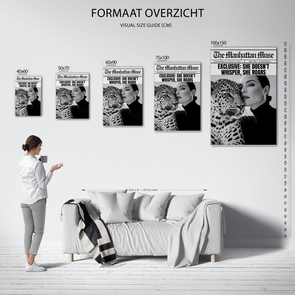 Krachtige verbinding Kunstwerk