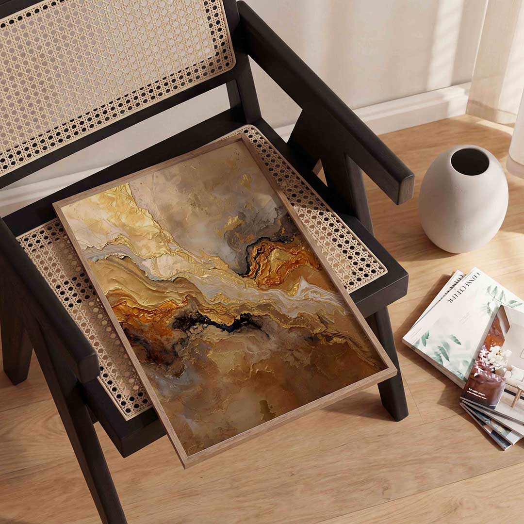 Gouden textuur Poster
