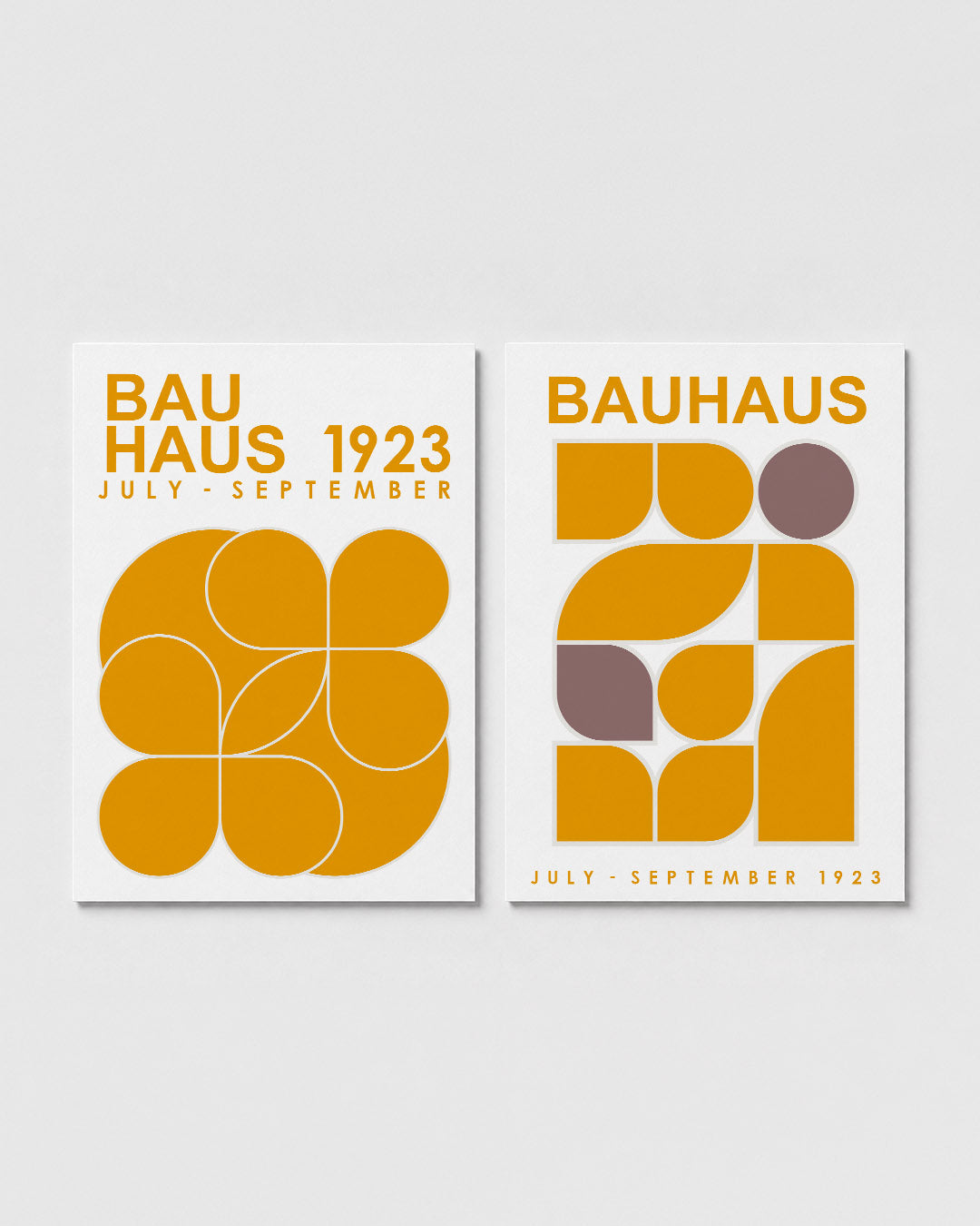 Vormen en vlakken Posterset