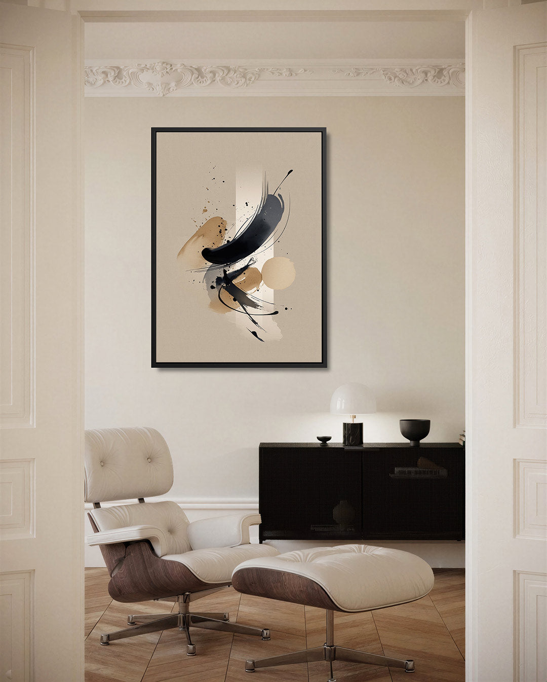 Dynamische vormen Kunstwerk