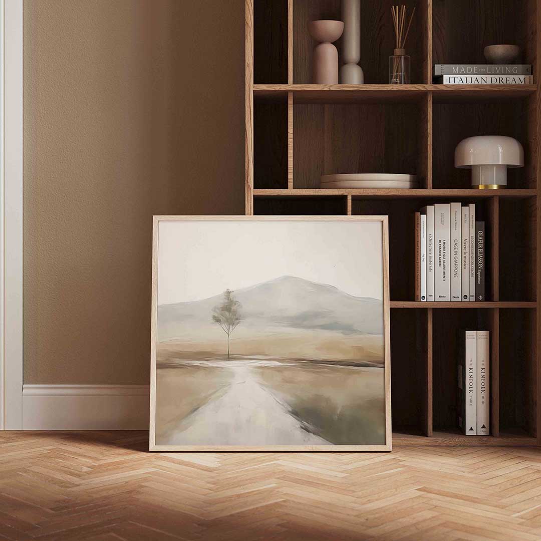 Landschap met boom Poster
