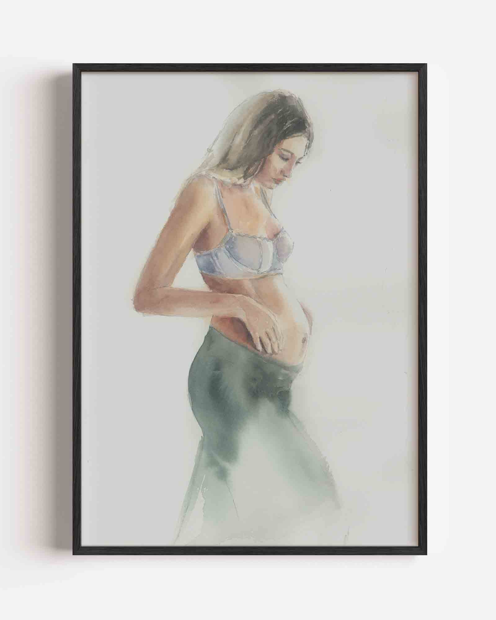 Zwangere vrouw Poster